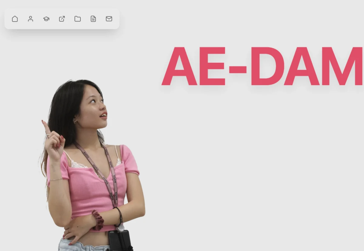 Screenshot of Ae's Portfolio
